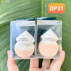 Bông phấn ướt Vacosi hình nón lá BP31 (1 cái)