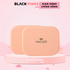 Bông phấn ướt Vacosi vuông nhỏ BP04 (bịch 2 cái)