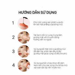 Bông phấn Vacosi vát xéo phủ Silicone PH06