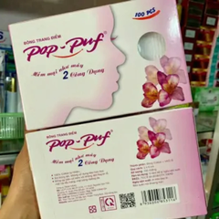 Bông tẩy trang Pop Puf Classic 100 miếng