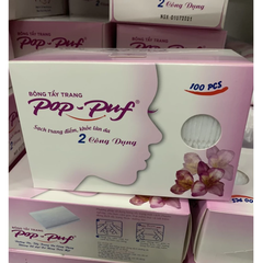 Bông tẩy trang Pop Puf Classic 100 miếng