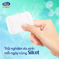 Bông tẩy trang Silcot cao cấp hộp 66 miếng