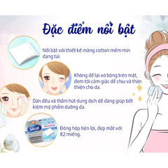 Bông tẩy trang Silcot cơ bản hộp 82 miếng