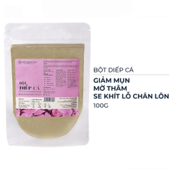 Bột Diếp Cá Milaganics giảm mụn, mờ vết thâm 100g