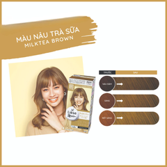 Bọt kem nhuộm tóc Liese màu nâu trà sữa Milk Tea Brown 180ml
