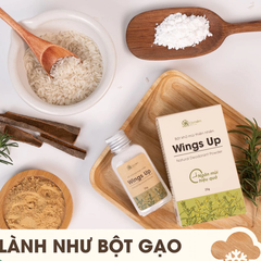 Bột khử mùi Cỏ Mềm Wings Up giảm tiết mồ hôi 25g