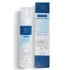 Bọt tắm gội C-Renew trị rôm sẩy cho bé 250ml