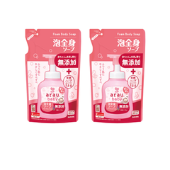 Bọt tắm gội thảo mộc Arau Baby bổ sung dưỡng ẩm - chai 450ml/túi 400ml/hộp 800ml