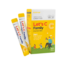 Bột uống bổ sung Vitamin C Condition Let’s C Family ( Hộp 30 gói)