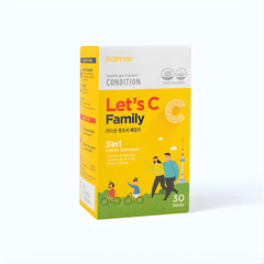 Bột uống bổ sung Vitamin C Condition Let’s C Family ( Hộp 30 gói)