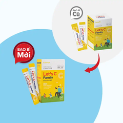 Bột uống bổ sung Vitamin C Condition Let’s C Family ( Hộp 30 gói)