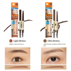 Bút kẻ lông mày 2 đầu Cezanne Twist-up 0.23g