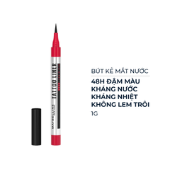 Bút kẻ mắt nước Maybelline đậm màu không lem trôi 1g
