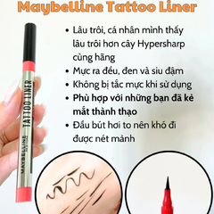 Bút kẻ mắt nước Maybelline đậm màu không lem trôi 1g
