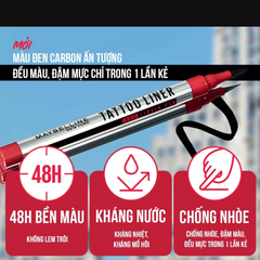 Bút kẻ mắt nước Maybelline đậm màu không lem trôi 1g