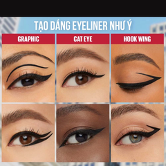 Bút kẻ mắt nước Maybelline đậm màu không lem trôi 1g