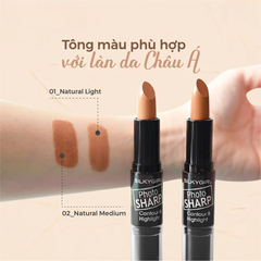 Bút tạo khối 2 đầu Silkygirl Photo Sharp 8g