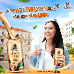 Cà phê sữa đá Mr.Brown lon 240ml