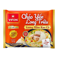 Cháo yến Long Triều Vifon vị xương hầm rau củ gói 110g/thịt bò Đài Loan gói 120g
