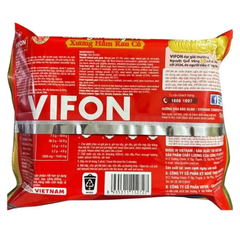 Cháo yến Long Triều Vifon vị xương hầm rau củ gói 110g/thịt bò Đài Loan gói 120g