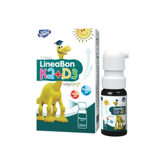 Chai xịt Lineabon D3 + K2 Spray hỗ trợ hệ xương và răng chắc khỏe cho bé chai 10ml