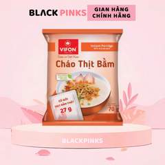 Cháo ăn liền nấm đông cô/thịt bò/thịt bằm/thịt gà/sườn/trứng muối Vifon gói 70g