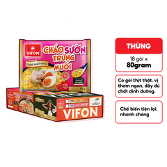 Cháo sườn trứng muối/tôm nấm Vifon gói 80g