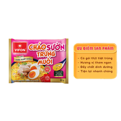 Cháo sườn trứng muối/tôm nấm Vifon gói 80g