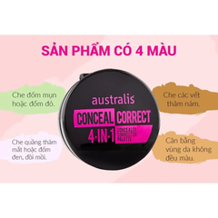 Che khuyết điểm Australis dạng kem 4 trong 1 hộp 7.5g