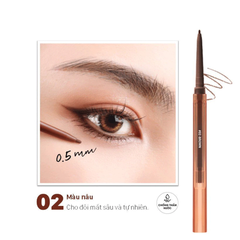 Chì gel kẻ mắt Vacosi VM26 - 01 màu đen/02 màu nâu