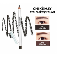 Chì kẻ chân mày kèm chổi Silkygirl Brow Shaper 1.14g