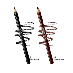 Chì kẻ chân mày Silkygirl - màu đen 01 Soft Black/màu nâu đậm 02 Dark Brown