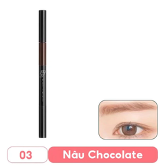 Chì kẻ mày B.O.M 3in1 - #01 nâu xám/#02 nâu đen/#03 nâu socola 0.5g