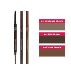 Chì kẻ mày B.O.M siêu mảnh - #01 nâu than/#02 nâu đậm/#03 nâu xám nhạt 0.1g