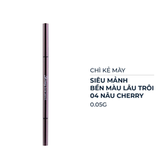 Chì kẻ mày Cathy Doll siêu mảnh - 01 xám nhạt/02 nâu đậm/03 chocolate nhạt/04 nâu cherry/05 gỗ gụ/06 nâu cà phê 0.05g