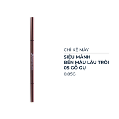 Chì kẻ mày Cathy Doll siêu mảnh - 01 xám nhạt/02 nâu đậm/03 chocolate nhạt/04 nâu cherry/05 gỗ gụ/06 nâu cà phê 0.05g