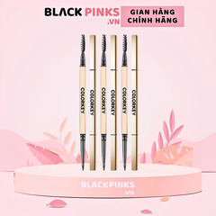 Chì kẻ mày Colorkey lâu trôi, kháng nước - 01 nâu mocha/02 nâu tây/03 đen tro 35g