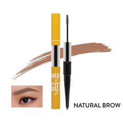 Chì kẻ mày Lemonade 2 đầu - màu nâu sáng/màu nâu đậm/màu nâu xám 2g+2ml