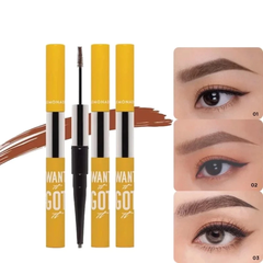 Chì kẻ mày Lemonade 2 đầu - màu nâu sáng/màu nâu đậm/màu nâu xám 2g+2ml