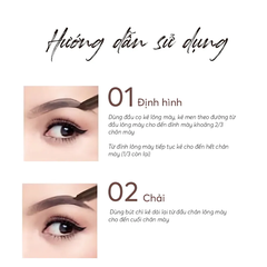 Chì kẻ mày Silkygirl 2 đầu 0.35g