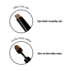 Chì kẻ mày hai đầu Silkygirl 24hr Flat Tip 0.15g
