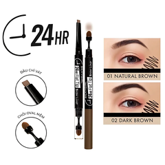 Chì kẻ mày hai đầu Silkygirl 24hr Flat Tip 0.15g