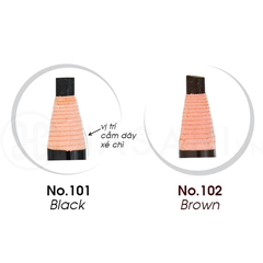 Chì kẻ mày xé Suri - 102 Brown màu nâu E271/101 Black màu đen E271/103 Light Brown màu nâu sáng E271