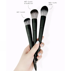 Cọ phủ & má hồng Vacosi đầu tròn M27/M03/M23/hình quạt bầu M33