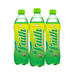 Combo 6/thùng 24 chai nước khoáng Quang Hanh Faith hương vị Chanh muối 355ml