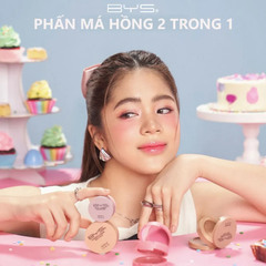 Combo má hồng dạng kem và phấn Bys 4g