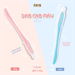 Dao cạo chân mày Vacosi DC06 (2 cây)