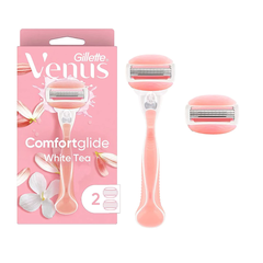 Dao cạo cho nữ Gilette Venus hoa Trà Trắng (1 cán + 2 lưỡi)