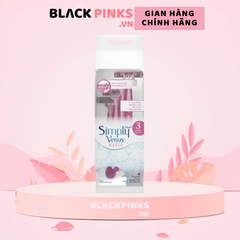 Dao cạo nữ Gillette Simply Venus Basic 3 lưỡi (vỉ 2 cây)
