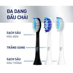 Đầu bàn chải điện P/S S100 Pro sạch sâu, 3 màu, 2 cái